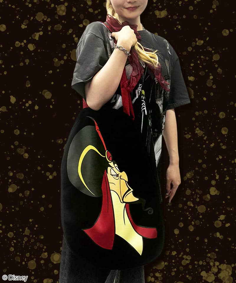 【Disney】ジャファー/ダイカットトートバッグ(PONEYCOMB TOKYO) 詳細画像 ブラック 2