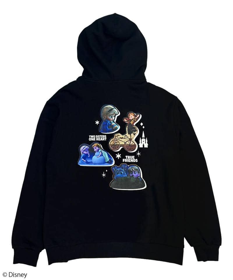 【Disney】アナ雪/ジップパーカー 詳細画像 ブラック 1