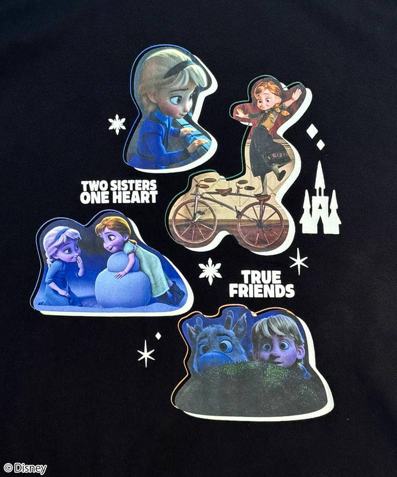 【Disney】アナ雪/ジップパーカー 詳細画像 ブラック 3