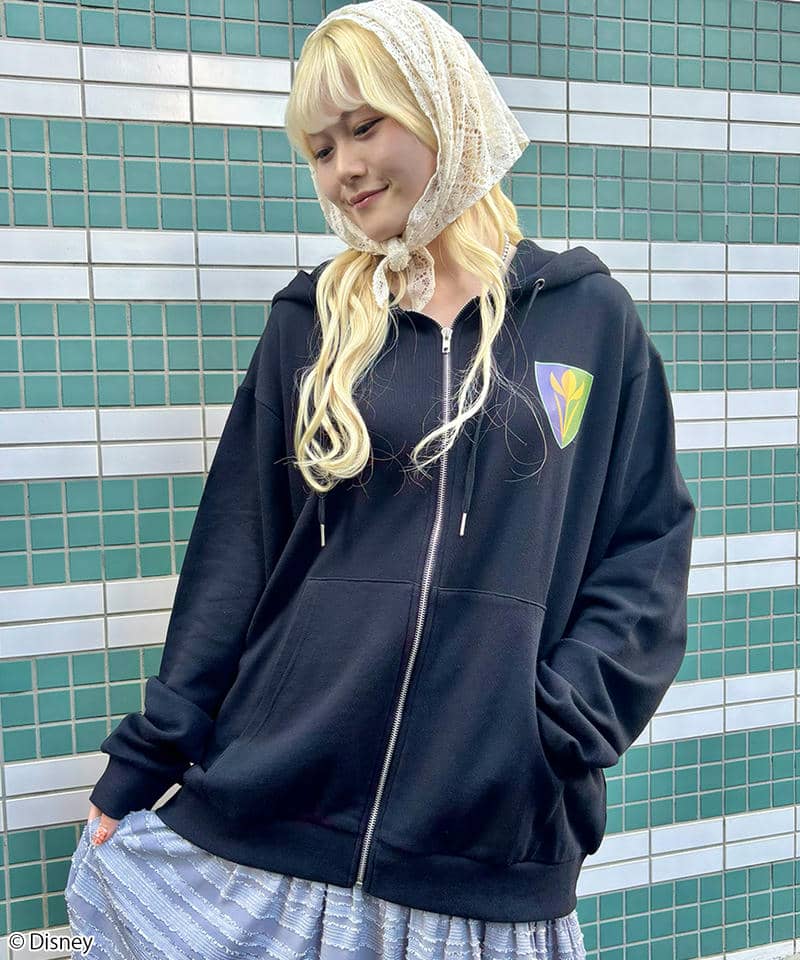 【Disney】アナ雪/ジップパーカー 詳細画像 ブラック 6