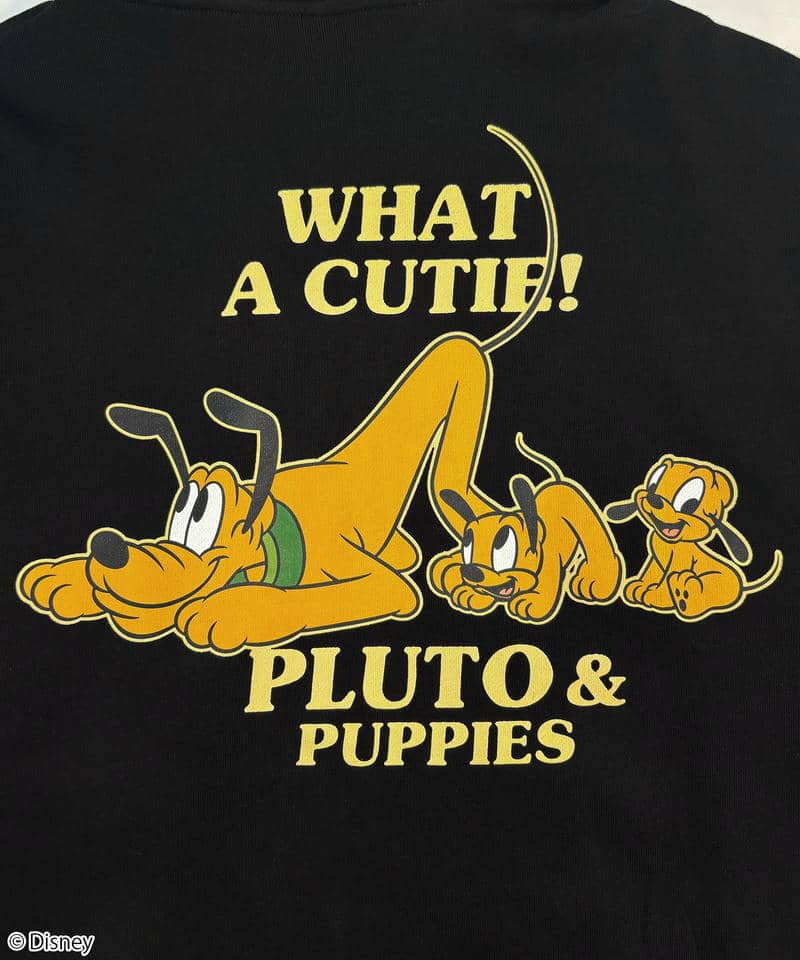 【Disney】プルート＆パピーズ/ジップパーカー 詳細画像 ブラック 3