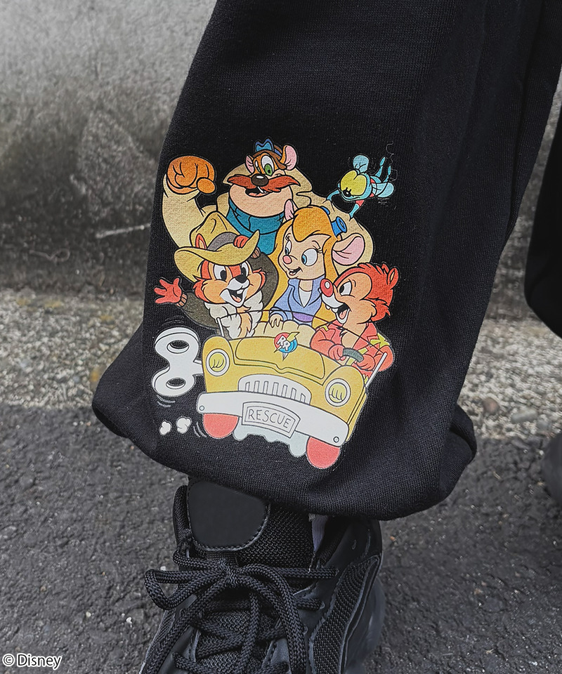 【Disney】レスキュー・レンジャーズ/スウェットパンツ(PONEYCOMB TOKYO) 詳細画像 ブラック 8