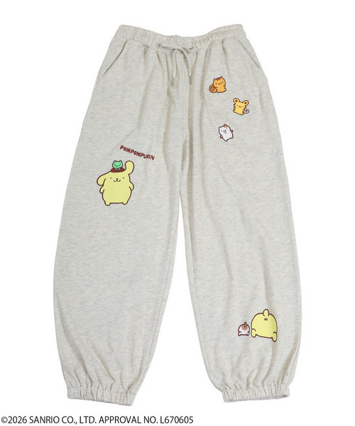 【Sanrio characters】ポムポムプリン/スウェットパンツ(PONEYCOMB TOKYO)