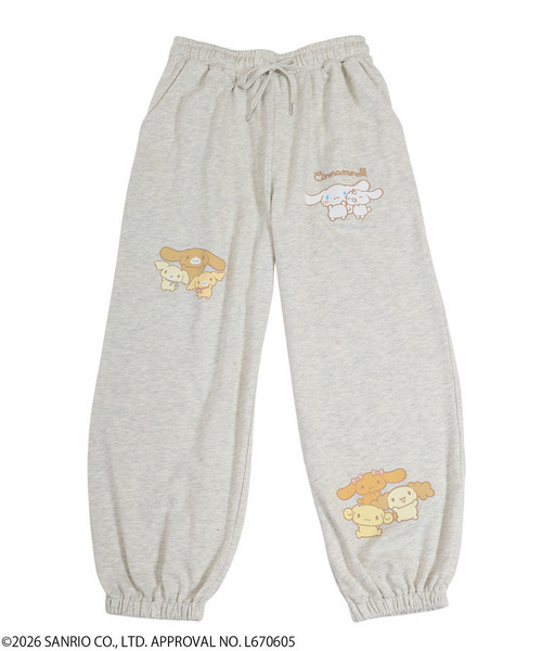 【Sanrio characters】シナモロール/スウェットパンツ(PONEYCOMB TOKYO)