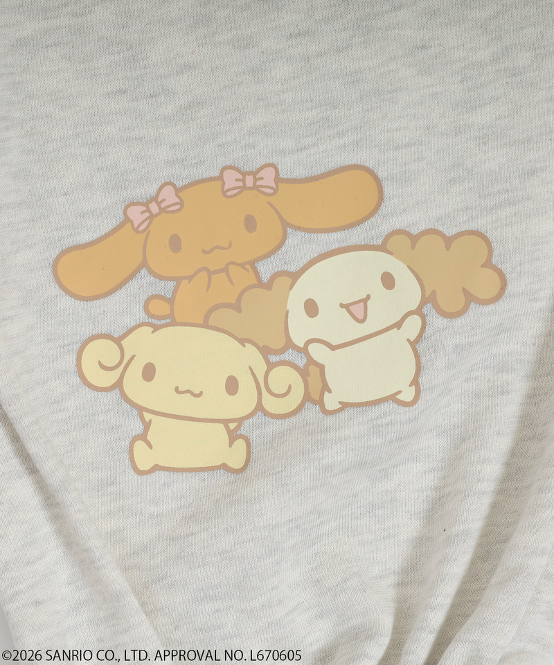 【Sanrio characters】シナモロール/スウェットパンツ(PONEYCOMB TOKYO) 詳細画像 オフホワイト 4