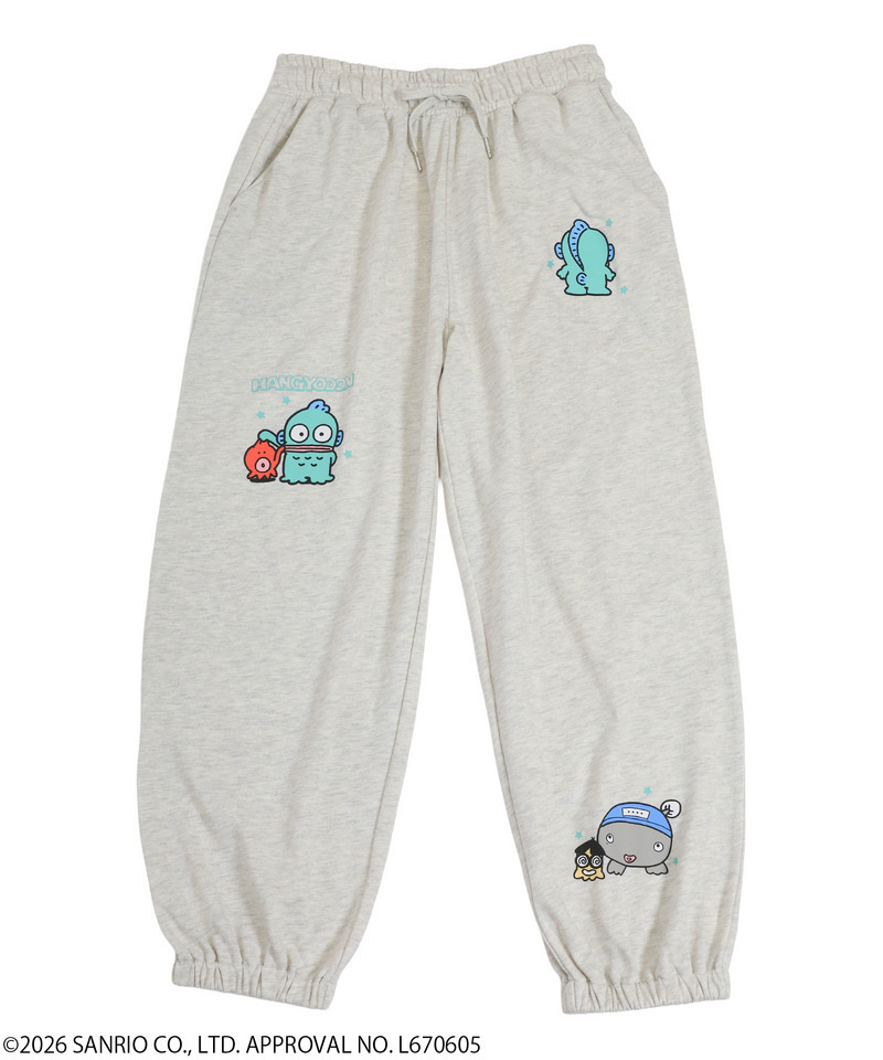 【Sanrio characters】ハンギョドン/スウェットパンツ(PONEYCOMB TOKYO) 詳細画像 オフホワイト 1