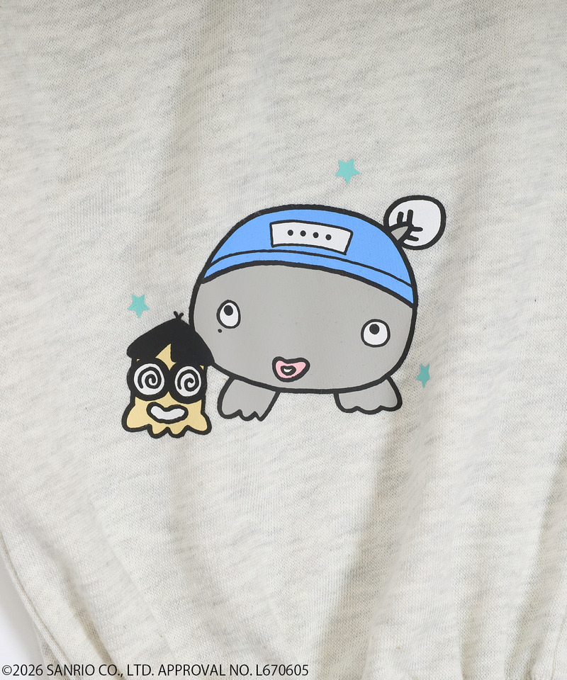 【Sanrio characters】ハンギョドン/スウェットパンツ(PONEYCOMB TOKYO) 詳細画像 オフホワイト 4