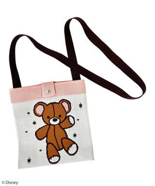 【Disney】ピーターパン/マイケルのくま/ニットバッグ