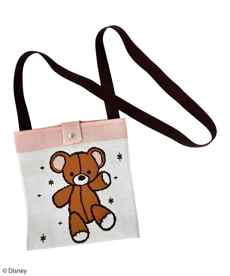 【Disney】ピーターパン/マイケルのくま/ニットバッグ 詳細画像 オフホワイト 1