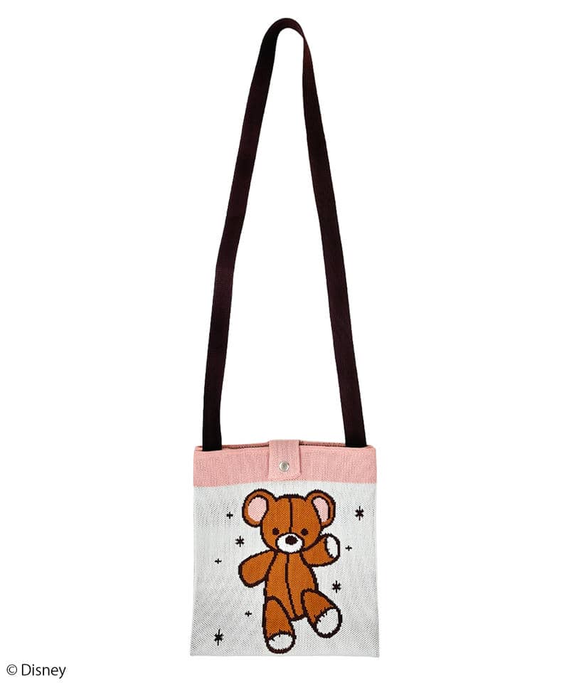 【Disney】ピーターパン/マイケルのくま/ニットバッグ 詳細画像 オフホワイト 2