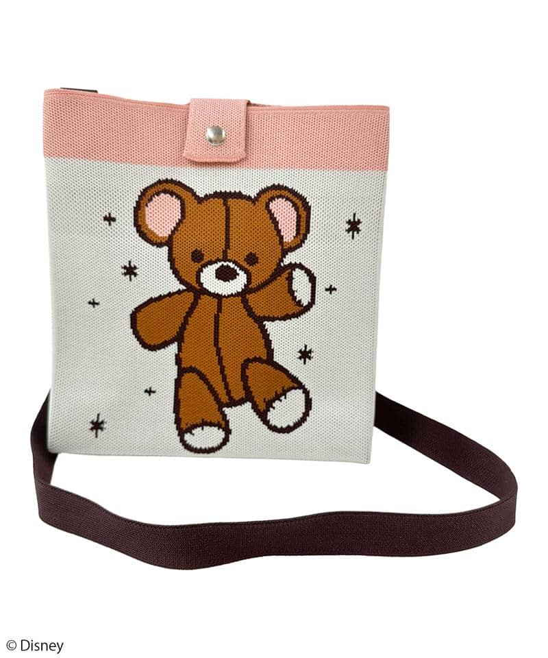【Disney】ピーターパン/マイケルのくま/ニットバッグ 詳細画像 オフホワイト 5