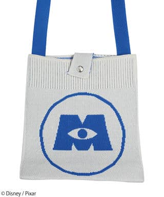 【Disney/PIXAR】モンスターズインクロゴ/ニットバッグ