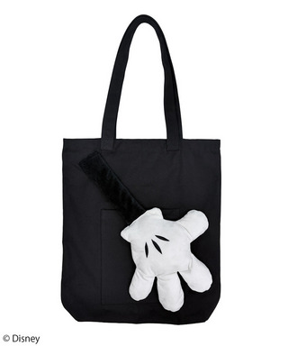 【Disney】ミッキー/ハンドシェイプ/トートバッグ(PONEYCOMB TOKYO)