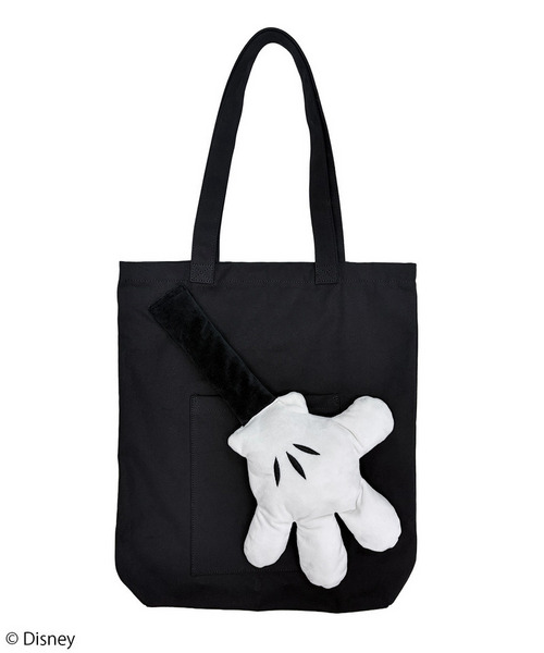 【Disney】ミッキー/ハンドシェイプ/トートバッグ(PONEYCOMB TOKYO)