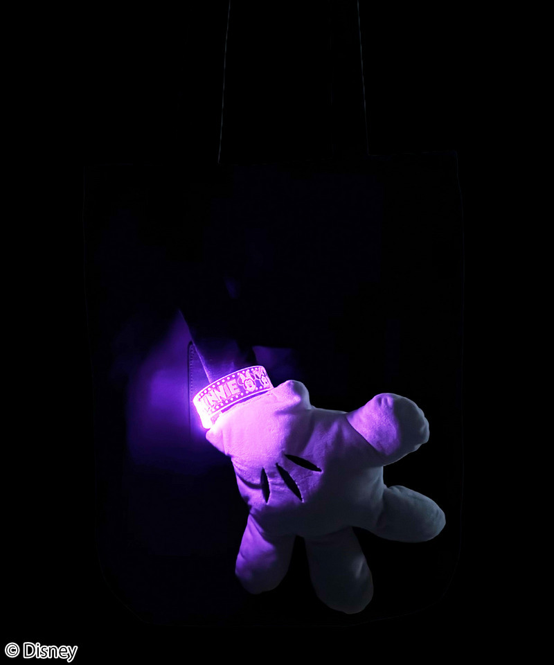 【Disney】ミッキー/ハンドシェイプ/トートバッグ(PONEYCOMB TOKYO) 詳細画像 ブラック 10