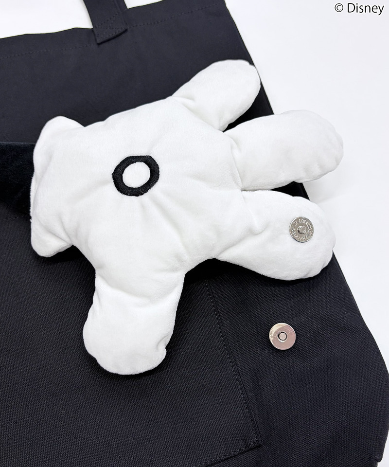 【Disney】ミッキー/ハンドシェイプ/トートバッグ(PONEYCOMB TOKYO) 詳細画像 ブラック 3