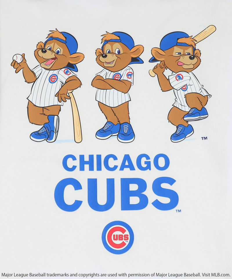 【MLB】Chicago Cubs/マスコットキャラクター/Tシャツ 詳細画像 ホワイト 3
