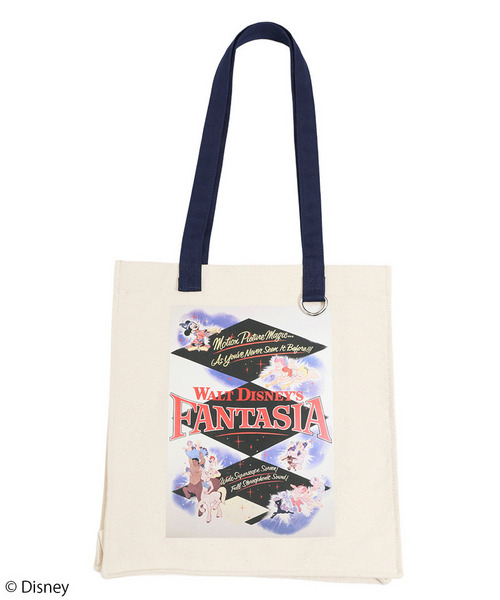 【Disney】Fantasia/ポスターアートC/トートバッグ(PONEYCOMB TOKYO)