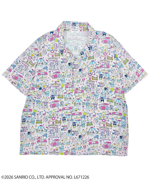 【Sanrio characters】総柄シャツ(PONEYCOMB TOKYO)