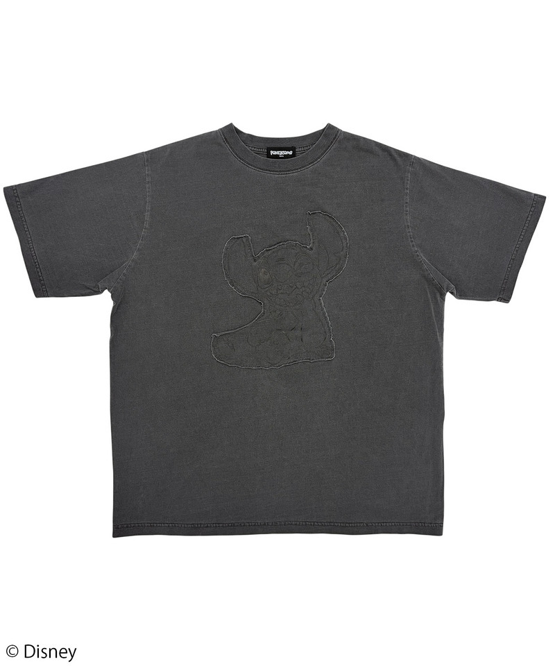【Disney】スティッチ/Tシャツ(PONEYCOMB TOKYO) 詳細画像 ブラック 1