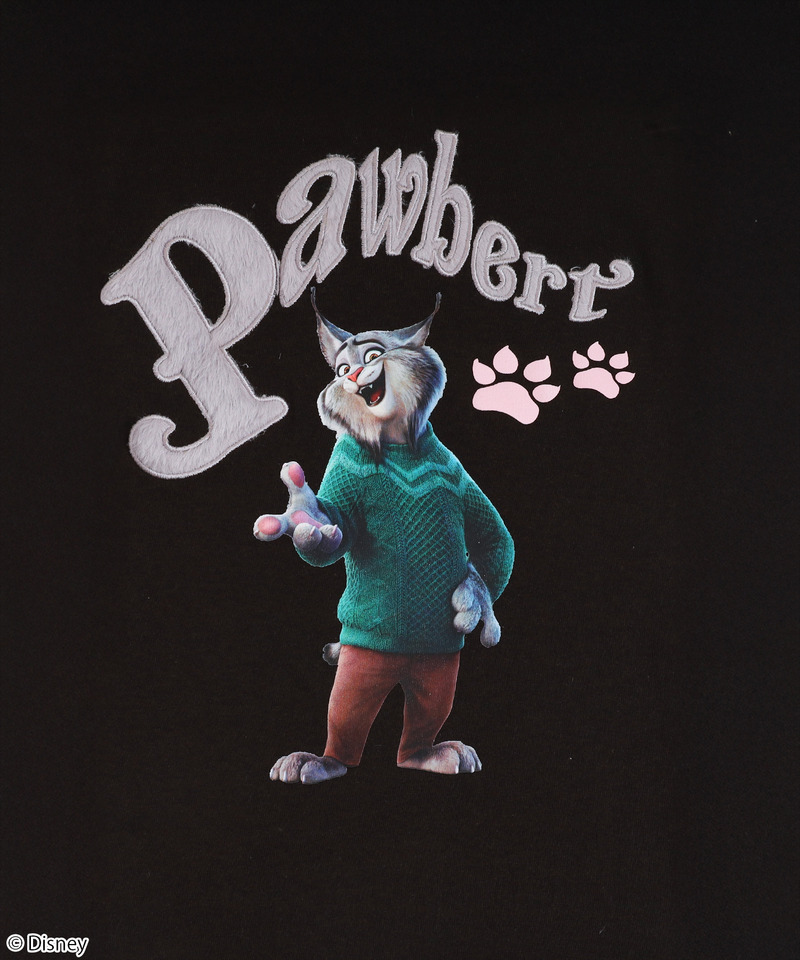【Disney】ズートピア2/パウバート/Tシャツ(PONEYCOMB TOKYO) 詳細画像 ブラック 2