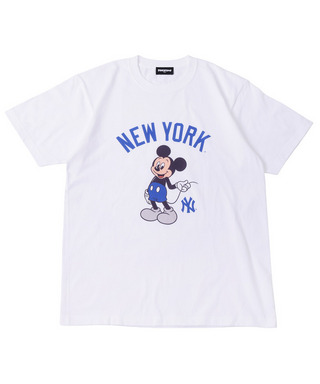 【Disney】【MLB】ミッキー/New York Yankees/Tシャツ(PONEYCOMB TOKYO)