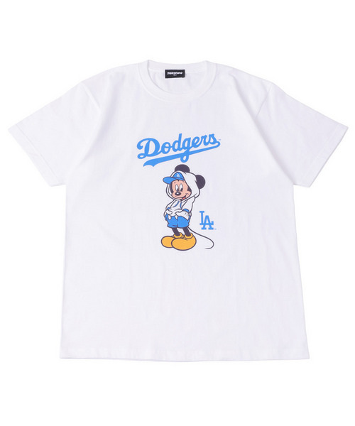 【Disney】【MLB】ミッキー/Los Angeles Dodgers/Tシャツ(PONEYCOMB TOKYO)