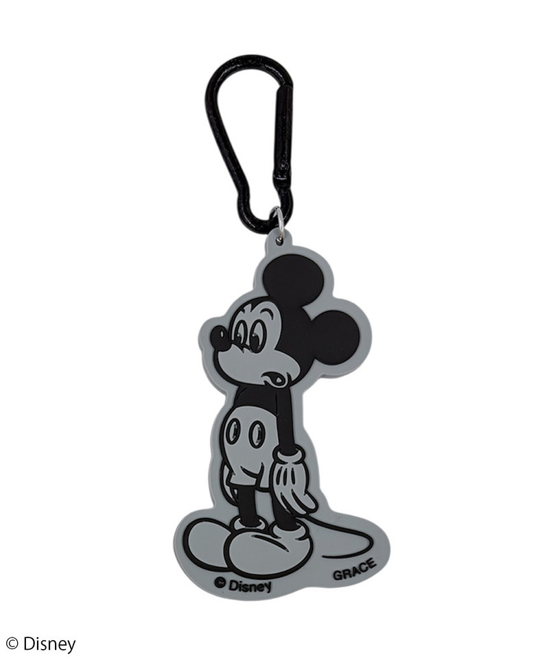 【Disney】ミッキーマウス/シリコンチャーム(PONEYCOMB TOKYO) 詳細画像 グレー 1