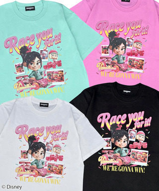 【Disney】シュガー・ラッシュ/ヴァネロペ/Tシャツ(PONEYCOMB TOKYO)