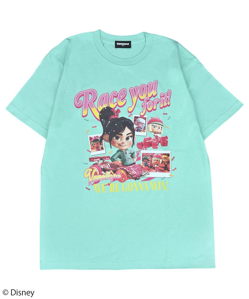 【Disney】シュガー・ラッシュ/ヴァネロペ/Tシャツ(PONEYCOMB TOKYO) 詳細画像 ミントグリーン 1