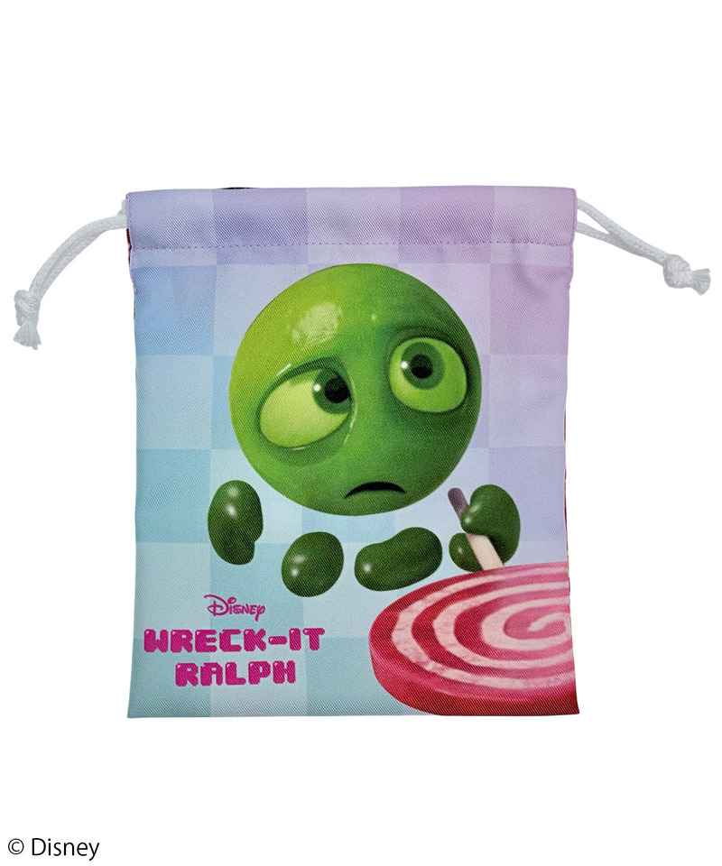 【Disney】シュガー・ラッシュ/サワー・ビル/巾着(PONEYCOMB TOKYO) 詳細画像 パープル 2