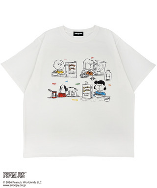 【PEANUTS】EAT!!!/Tシャツ(PONEYCOMB TOKYO)