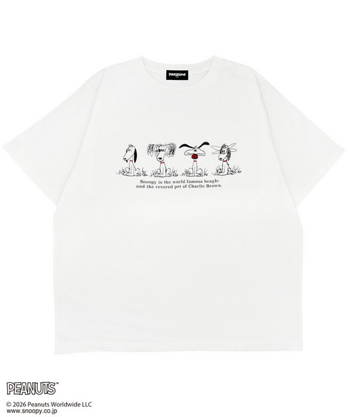 【PEANUTS】スヌーピー/Tシャツ(PONEYCOMB TOKYO)
