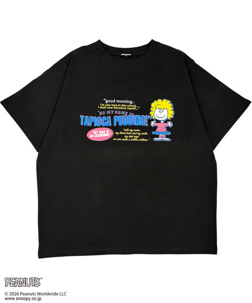 【PEANUTS】タピオカ・プディング/Tシャツ(PONEYCOMB TOKYO)