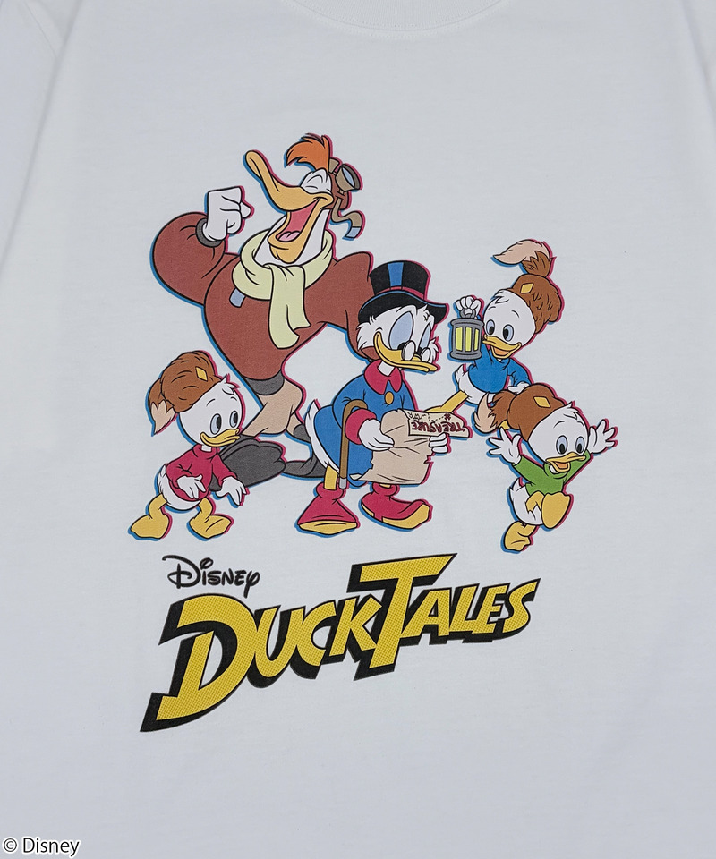 【Disney】ダックテイルズ/デザインA/Tシャツ(PONEYCOMB TOKYO) 詳細画像 ホワイト 2