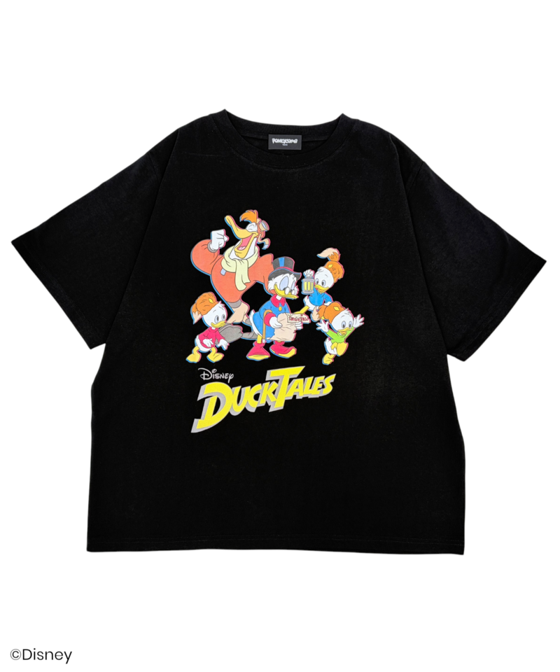 【Disney】ダックテイルズ/デザインA/Tシャツ(PONEYCOMB TOKYO) 詳細画像 ブラック 1