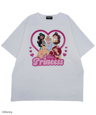 【Disney】プリンセス/ラメTシャツ(PONEYCOMB TOKYO)