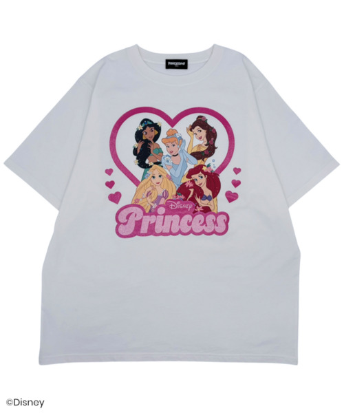 【Disney】プリンセス/ラメTシャツ(PONEYCOMB TOKYO)