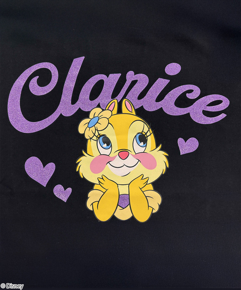 【Disney】クラリス/Tシャツ(PONEYCOMB TOKYO) 詳細画像 ブラック 2