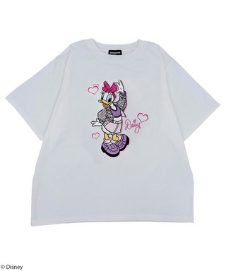 【Disney】デイジーダック/ヒョウ柄/Tシャツ(PONEYCOMB TOKYO)