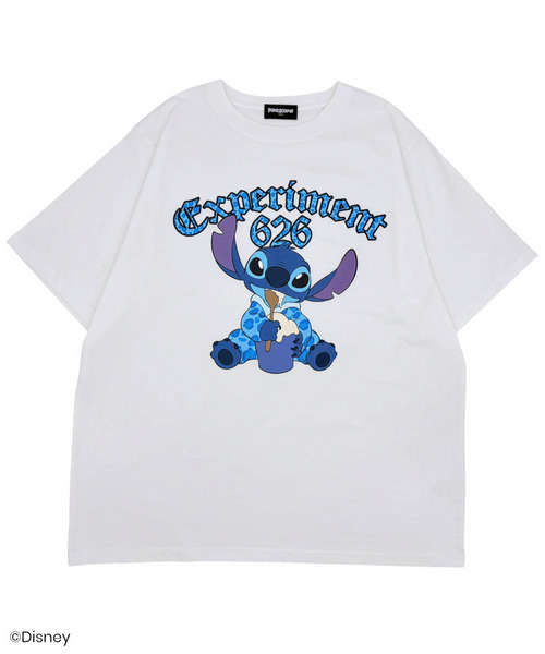 【Disney】スティッチ/ヒョウ柄/Tシャツ(PONEYCOMB TOKYO)