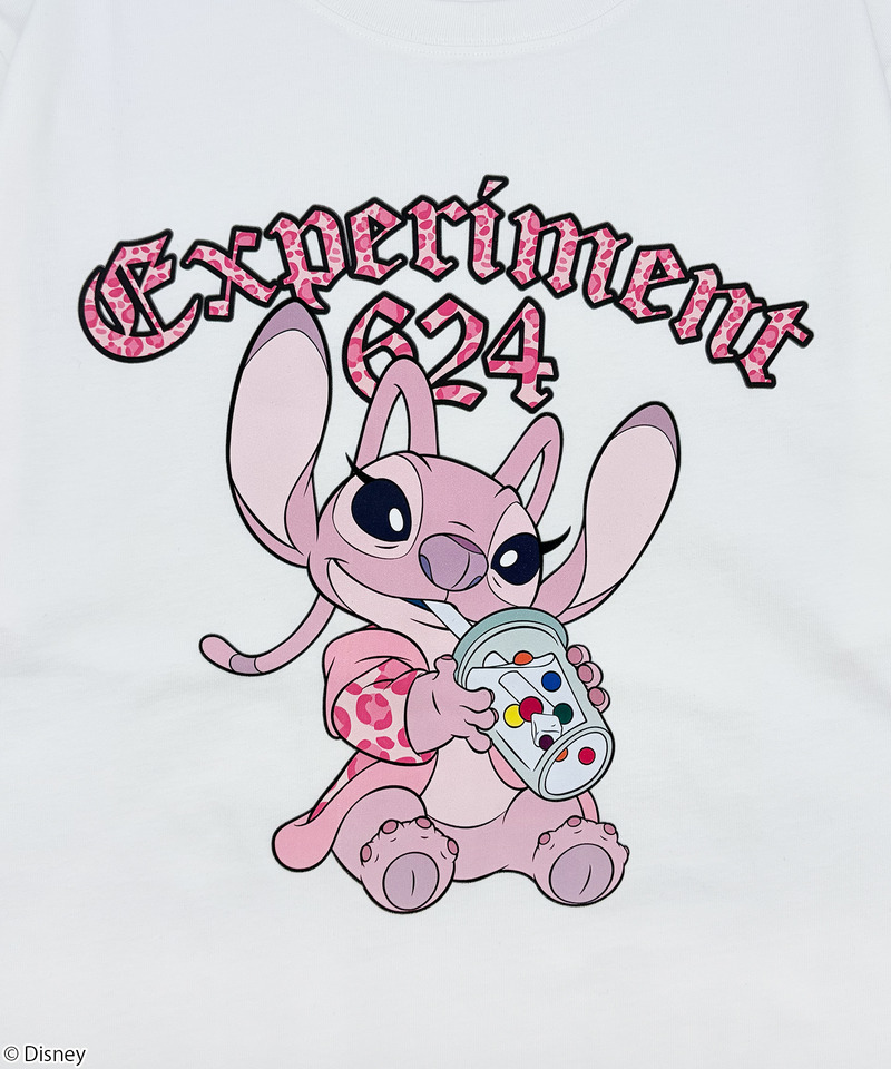 【Disney】エンジェル/ヒョウ柄/Tシャツ(PONEYCOMB TOKYO) 詳細画像 ホワイト 2