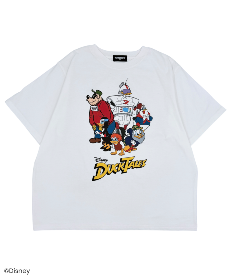 【Disney】ダックテイルズ/デザインB/Tシャツ(PONEYCOMB TOKYO) 詳細画像 ホワイト 1