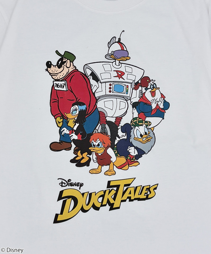 【Disney】ダックテイルズ/デザインB/Tシャツ(PONEYCOMB TOKYO) 詳細画像 ホワイト 2