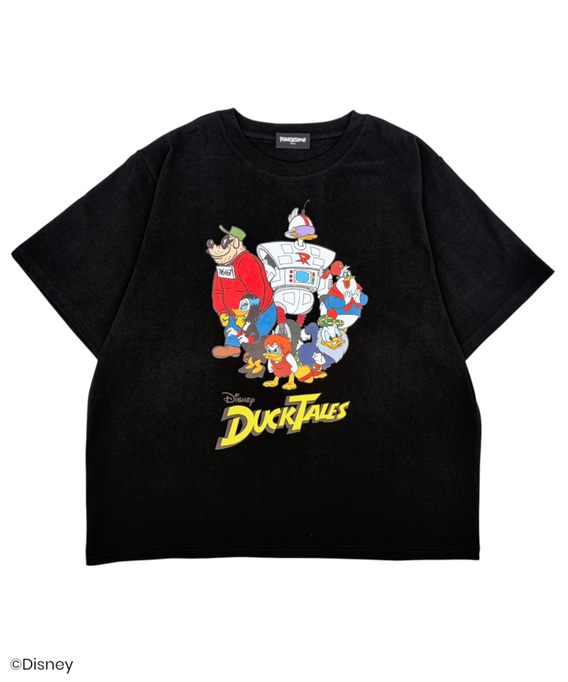 【Disney】ダックテイルズ/デザインB/Tシャツ(PONEYCOMB TOKYO) 詳細画像 ブラック 1