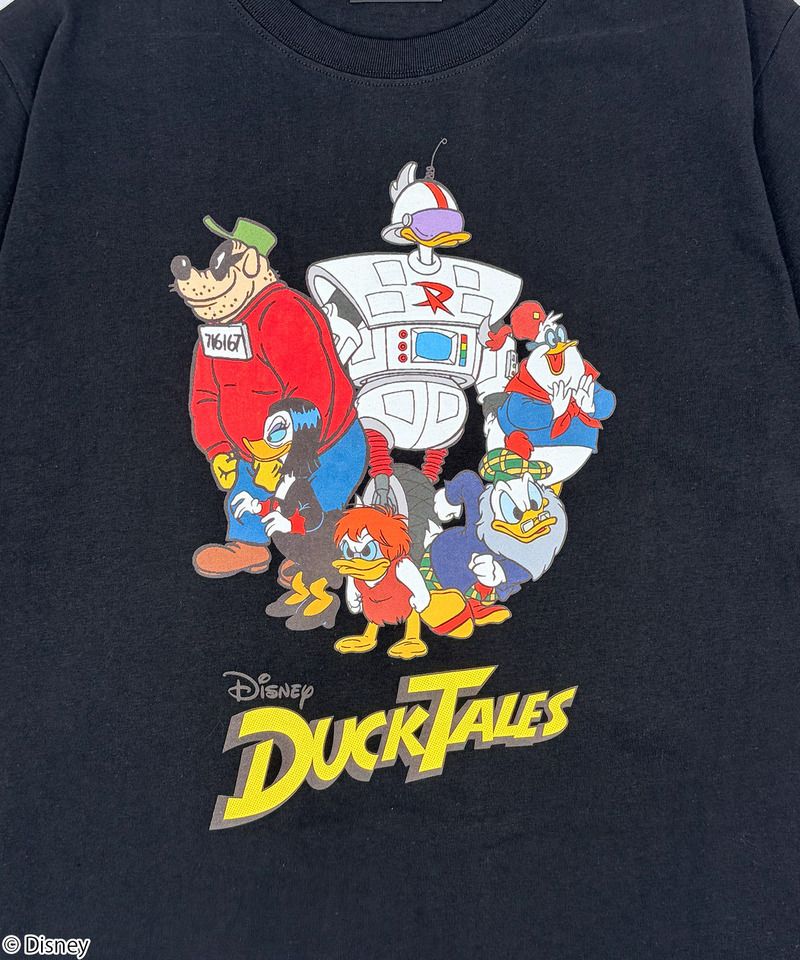 【Disney】ダックテイルズ/デザインB/Tシャツ(PONEYCOMB TOKYO) 詳細画像 ブラック 2