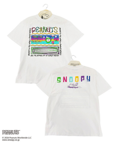 【PEANUTS】スヌーピー/Tシャツ(ハンガーSET)(PONEYCOMB TOKYO)