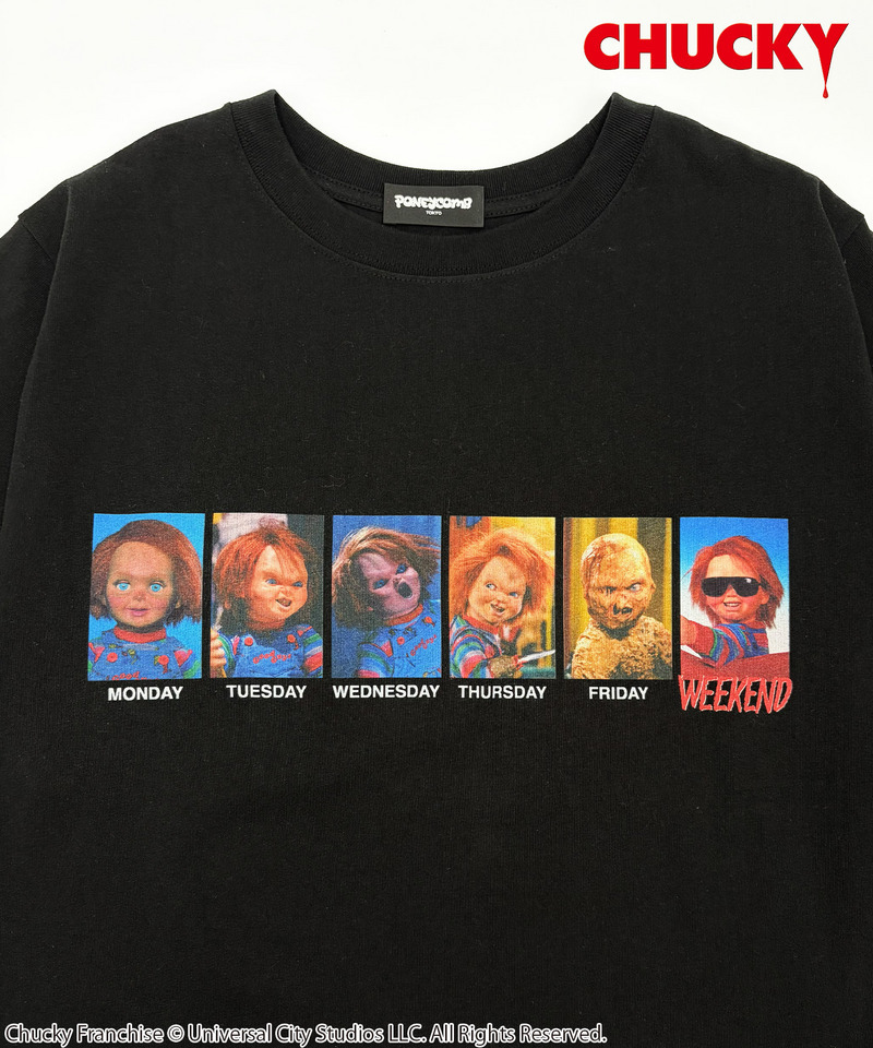 【CHUCKY】チャッキー/Tシャツ 詳細画像 ブラック 2