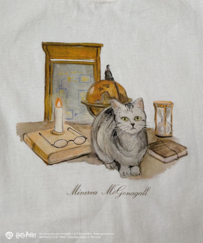 【Harry Potter】キャットプリント Tシャツ 詳細画像 グレー 16
