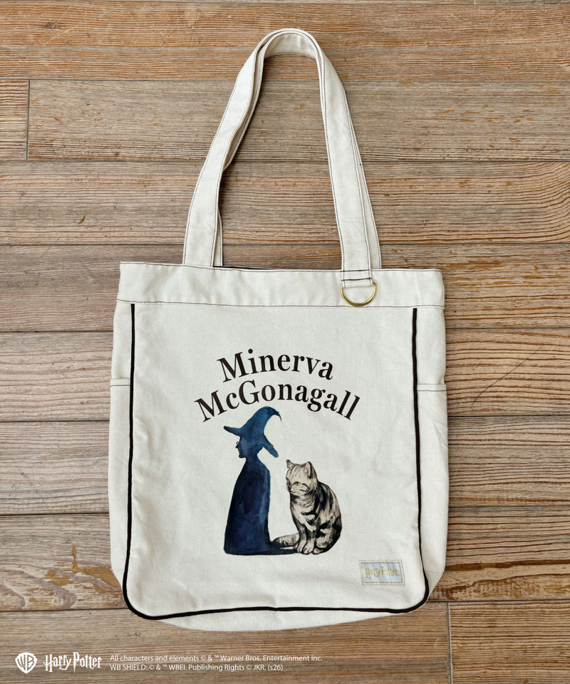 【Harry Potter】キャットプリント トートバッグ 詳細画像 グレー 11